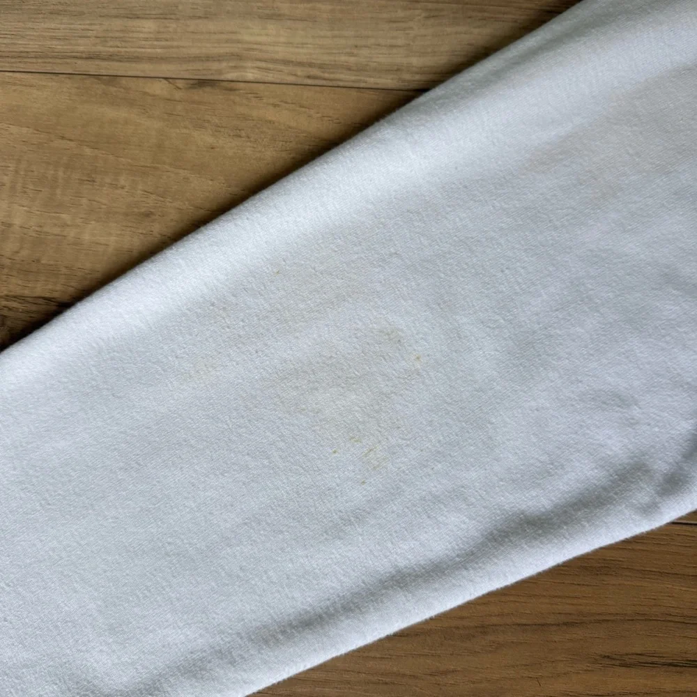 Nike White Embroidered Spell Out Logo Full Zip Up Hoodie Silver Tag Sweatshirt - Picture 7 of 10
